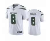 Men's New York Jets #8 Aaron Rodgers White Vapor Untouchable Limited Stitched Jersey