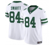 Men's New York Jets #84 Stone Smartt White 2025 F.U.S.E. Vapor Untouchable Limited Football Stitched Jersey