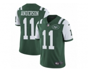 Men's Nike New York Jets #11 Robby Anderson Vapor Untouchable Limited Green Team Color NFL Jersey