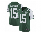 Men's Nike New York Jets #15 Josh McCown Vapor Untouchable Limited Green Team Color NFL Jersey