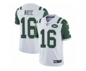 Men's Nike New York Jets #16 Myles White White Vapor Untouchable Limited Player NFL Jersey