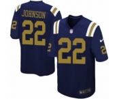 Men's Nike New York Jets #22 Trumaine Johnson Limited Navy Blue Alternate NFL Jersey