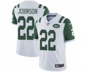 Men's Nike New York Jets #22 Trumaine Johnson White Vapor Untouchable Limited Player NFL Jersey