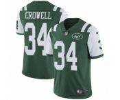 Men's Nike New York Jets #34 Isaiah Crowell Green Team Color Vapor Untouchable Limited Player NFL Jersey Men's Nike New York Jets #34 Isaiah Crowell Green Team Color Vapor Untouchable Limited Player NFL Jersey