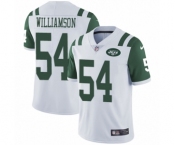 Men's Nike New York Jets #54 Avery Williamson White Vapor Untouchable Limited Player NFL Jersey