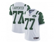 Men's Nike New York Jets #77 James Carpenter Vapor Untouchable Limited White NFL Jersey