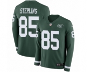 Men's Nike New York Jets #85 Neal Sterling Limited Green Therma Long Sleeve NFL Jersey Men's Nike New York Jets #85 Neal Sterling Limited Green Therma Long Sleeve NFL Jersey