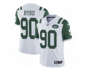 Men's Nike New York Jets #90 Dennis Byrd Vapor Untouchable Limited White NFL Jersey