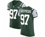Men's Nike New York Jets #97 Nathan Shepherd Green Team Color Vapor Untouchable Elite Player NFL Jersey