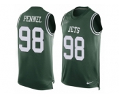 Men's Nike New York Jets #98 Mike Pennel Limited Green Player Name & Number Tank Top NFL Jersey Men's Nike New York Jets #98 Mike Pennel Limited Green Player Name & Number Tank Top NFL Jersey