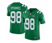 Men's Nike New York Jets #98 Mike Pennel Limited Green Rush NFL Jersey Men's Nike New York Jets #98 Mike Pennel Limited Green Rush NFL Jersey