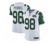 Men's Nike New York Jets #98 Mike Pennel Vapor Untouchable Limited White NFL Jersey