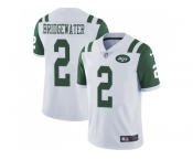 Nike New York Jets #2 Teddy Bridgewater White Men Stitched NFL Vapor Untouchable Limited Jersey