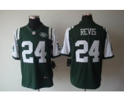 nike nfl jerseys new york jets #24 revis green[nike limited]