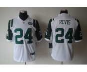nike nfl jerseys new york jets #24 revis white[nike limited]