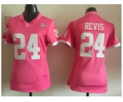 2015 Women Nike New York Jets #24 Darrelle Revis Pink Jerseys