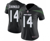 Women's New York Jets #14 Sam Darnold Black Alternate Vapor Untouchable Limited Player Football Jersey