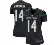 Women's New York Jets #14 Sam Darnold Game Black Alternate Football Jersey