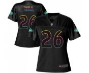 Women's New York Jets #26 Le'Veon Bell Game Black Fashion Football Jersey
