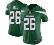 Women's New York Jets #26 Le'Veon Bell Green Team Color Vapor Untouchable Limited Player Football Jersey