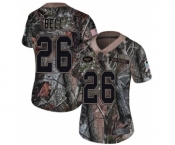 Women's New York Jets #26 Le'Veon Bell Limited Camo Rush Realtree Football Jersey