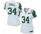 Women's Nike New York Jets #34 Isaiah Crowell Game White NFL Jersey