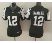 nike women nfl jerseys new york jets #12 joe namath green[nike]