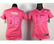 nike women nfl jerseys new york jets #15 tebow pink[nike]