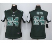 nike women nfl jerseys new york jets #24 revis green[Strobe Limited]