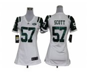 nike women nfl jerseys new york jets #57 scott white[nike]
