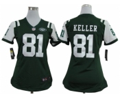 nike women nfl jerseys new york jets #81 keller green[nike]