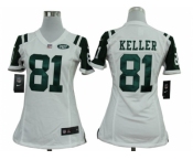 nike women nfl jerseys new york jets #81 keller white[nike]