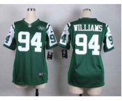 nike women nfl jerseys new york jets #94 williams green[nike]