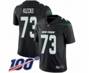 Youth New York Jets #73 Joe Klecko Black Alternate Vapor Untouchable Limited Player 100th Season Football Jersey