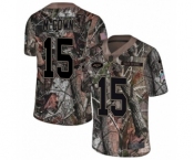 Youth Nike New York Jets #15 Josh McCown Limited Camo Rush Realtree NFL Jersey