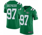 Youth Nike New York Jets #97 Nathan Shepherd Limited Green Rush Vapor Untouchable NFL Jersey
