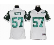 nike youth nfl jerseys new york jets #57 scott white[nike]
