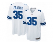 Men Nike Dallas Cowboys #35 Kavon Frazier Game White NFL Jersey