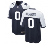 Men's Dallas Cowboys #0 DeMarvion Overshown Game Navy Blue Throwback Alternate Football Jersey