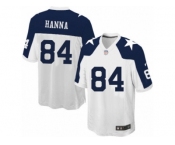 Men's Nike Dallas Cowboys #84 James Hanna Game White Throwback Alternate NFL Jersey