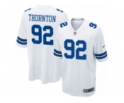 Men's Nike Dallas Cowboys #92 Cedric Thornton Game White NFL Jersey