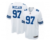 Men's Nike Dallas Cowboys #97 Terrell McClain Game White NFL Jersey