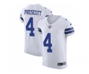 Nike Dallas Cowboys #4 Dak Prescott White Men Stitched NFL Vapor Untouchable Elite Jersey