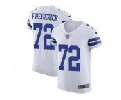 Nike Dallas Cowboys #72 Travis Frederick White Men Stitched NFL Vapor Untouchable Elite Jersey