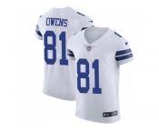 Nike Dallas Cowboys #81 Terrell Owens White Men Stitched NFL Vapor Untouchable Elite Jersey