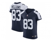 Nike Dallas Cowboys #83 Terrance Williams Navy Blue Thanksgiving Men Stitched NFL Vapor Untouchable Throwback Elite Jersey