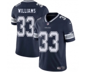 Men's Dallas Cowboys #33 Javonte Williams Navy 2025 Vapor Untouchable Limited Football Stitched Jersey