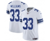 Men's Dallas Cowboys #33 Javonte Williams White 2025 Vapor Untouchable Limited Football Stitched Jersey