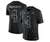 Men's Dallas Cowboys #4 Dak Prescott Black 2026 F.U.S.E. Salute to Service Limited Stitched Football Jersey Men's Dallas Cowboys #4 Dak Prescott Black 2026 F.U.S.E. Salute to Service Limited Stitched Football Jersey