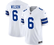 Men's Dallas Cowboys #6 Donovan Wilson White 2025 F.U.S.E Vapor Untouchable Limited Football Stitched Jersey